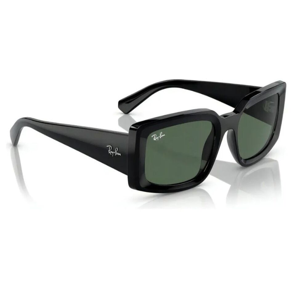 Lentes De Sol Ray-Ban RB4395 Kiliane Verde - Negro Talla 54
