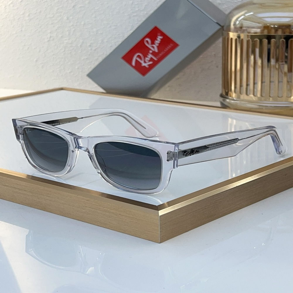 LENTES DE SOL RAY-BAN MEGA WAYFARER RBR0840S TRANSPARENTE TALLA 51