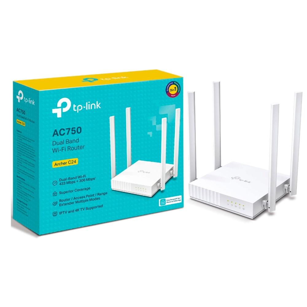ROUTER TP-LINK AC750 DOBLE BANDA ARCHER C24