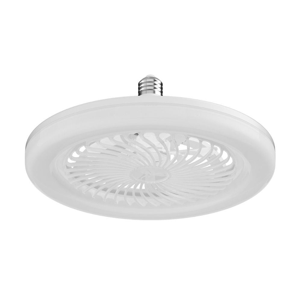 Ventilador de Techo Orange 3 Aspas con Foco Tipo Ufo LED Luz Fría 25W + Control