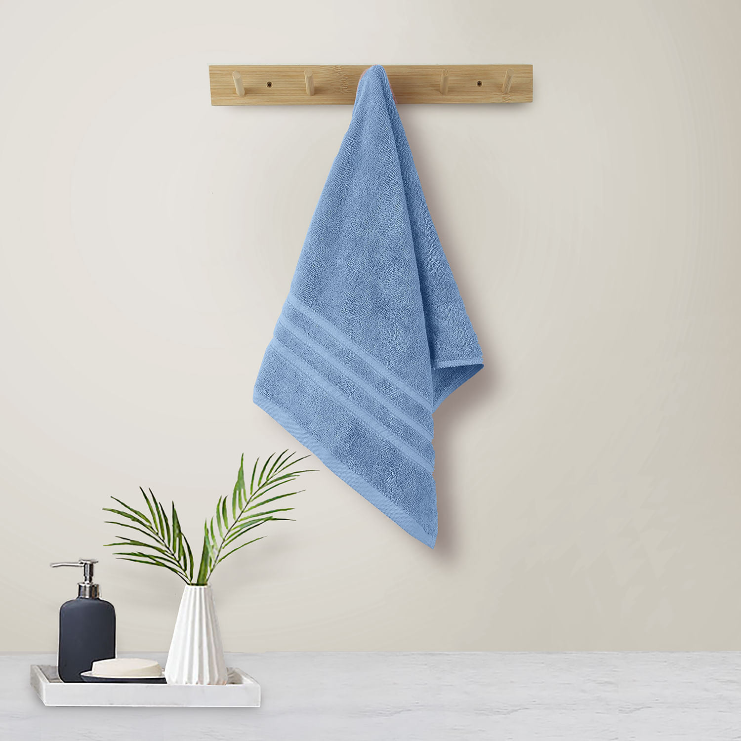 Toalla de Mano 45 cm x 90 cm Azul 550Gsm