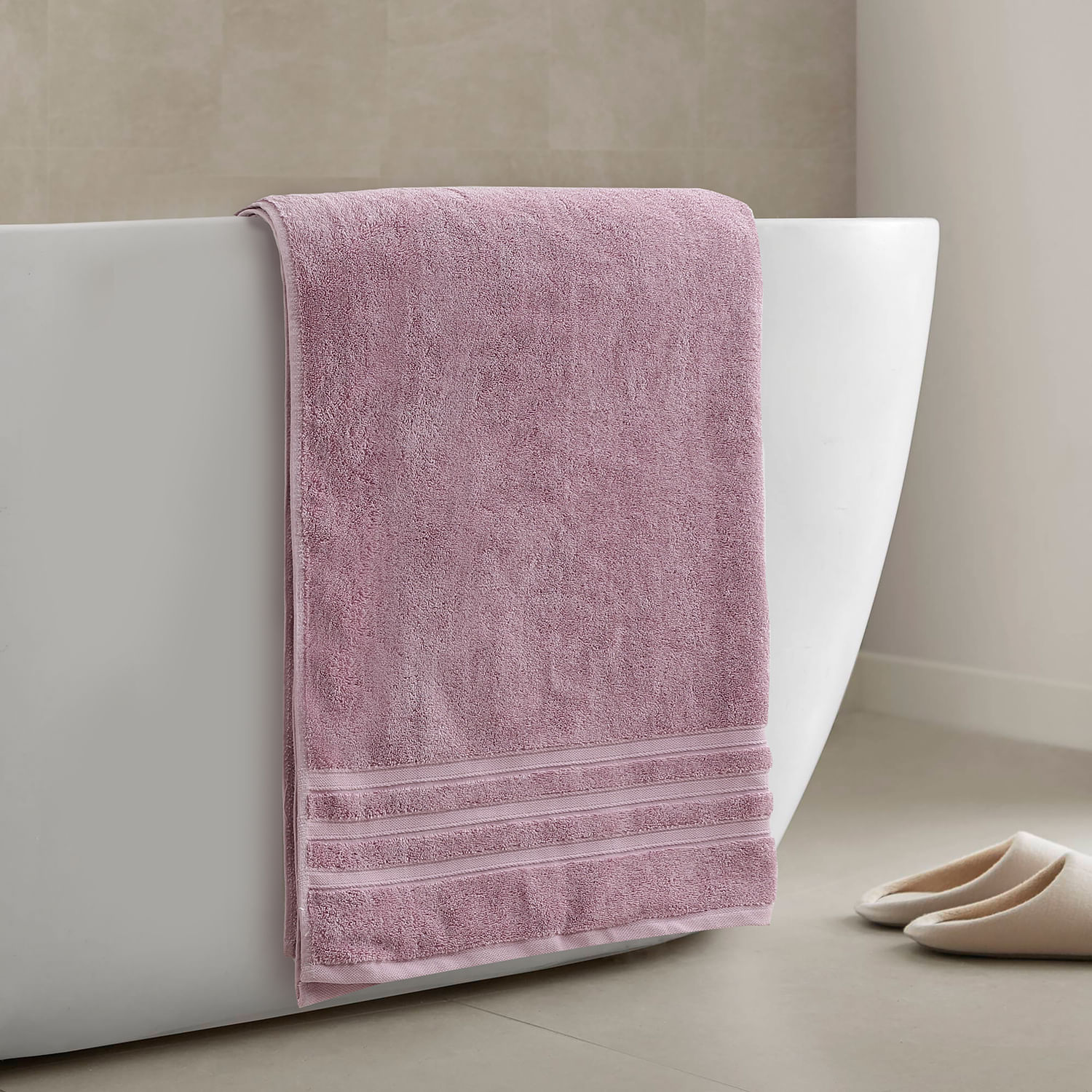 Toalla Extra Baño 90 cm x 180 cm Lavanda 550Gsm