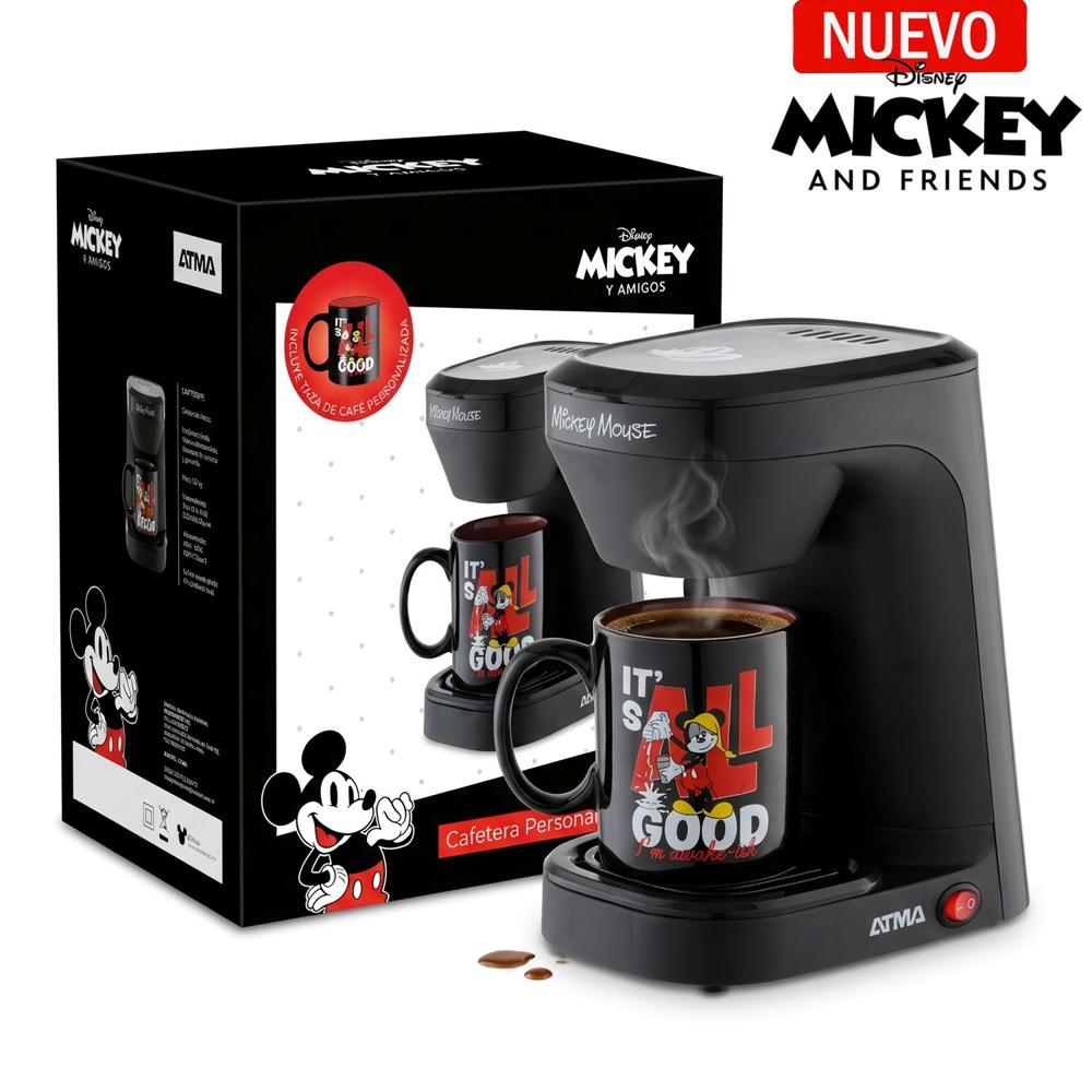 Cafetera Eléctrica Atma Disney Con Taza De Mickey