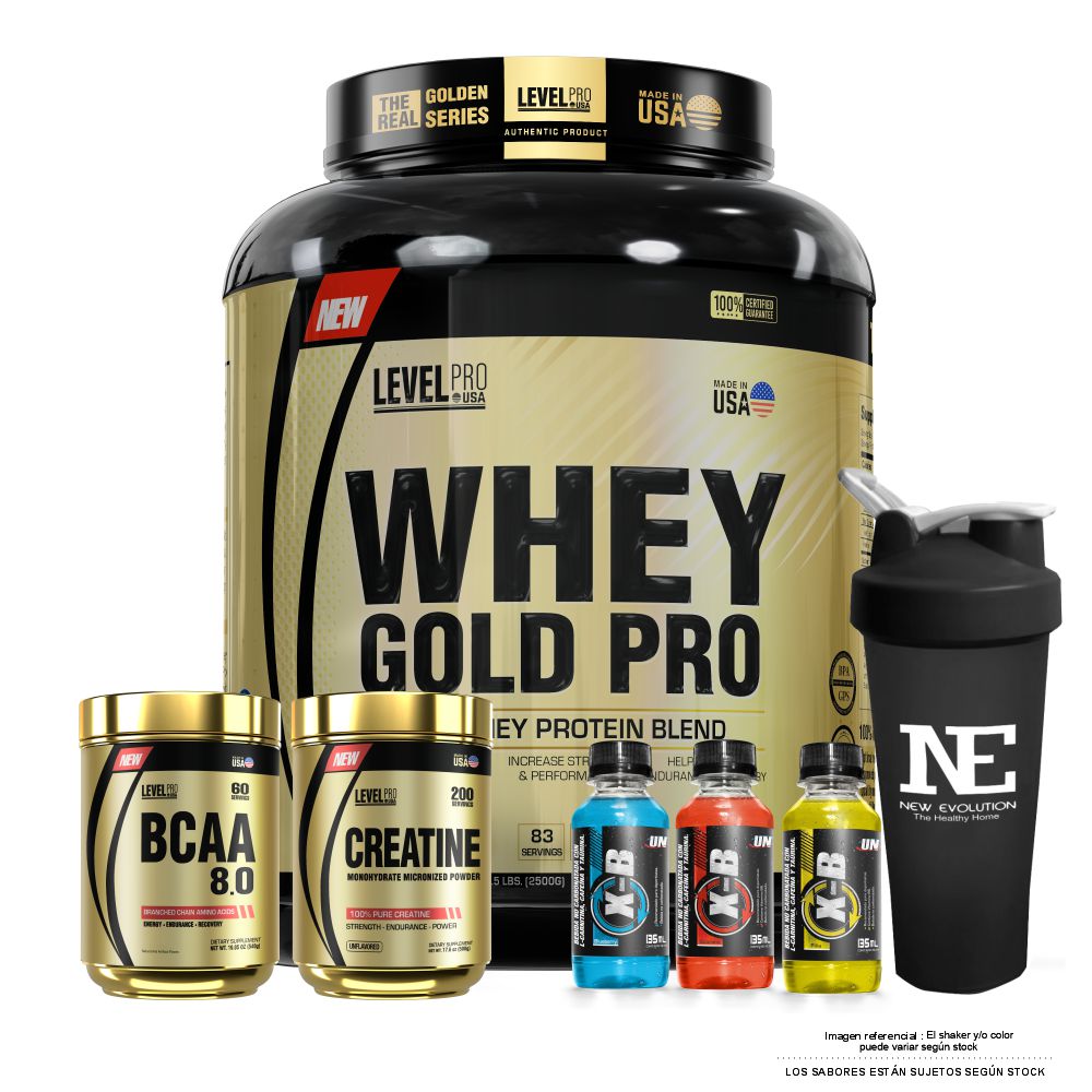 COMBO LEVEL PRO - WHEY GOLD PRO 5.5 LIBRAS | Oechsle - Oechsle