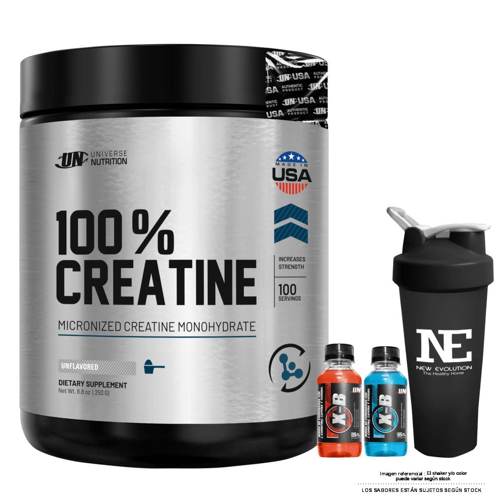 UNIVERSE NUTRITION 100% CREATINE 250 GR. + SHAKER