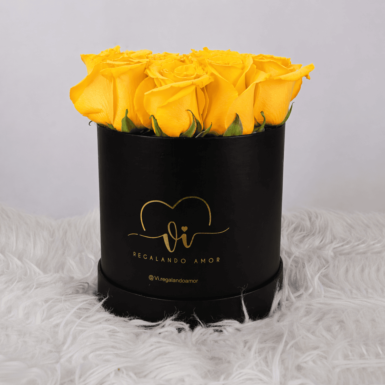 Box Clasico 12 Rosas Amarillas - Box Floral