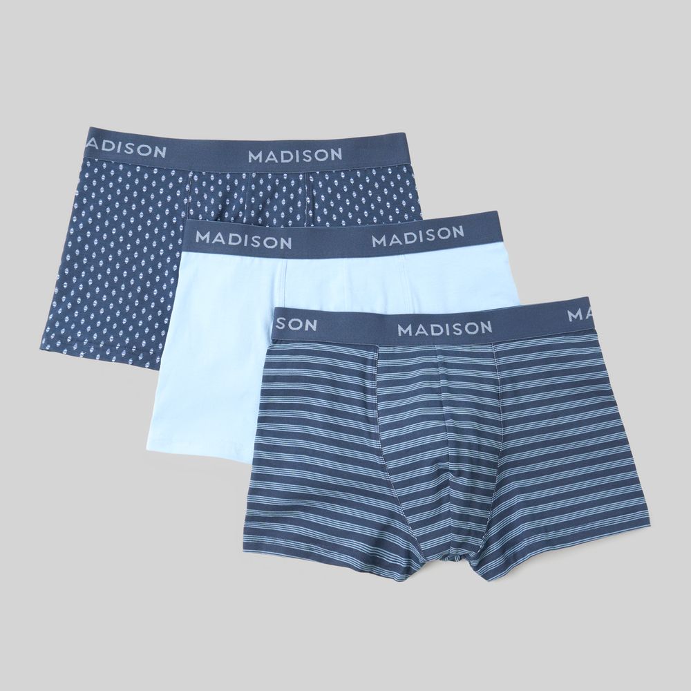 Pack X3 Boxers Hombre Madison | Oechsle.pe - Oechsle