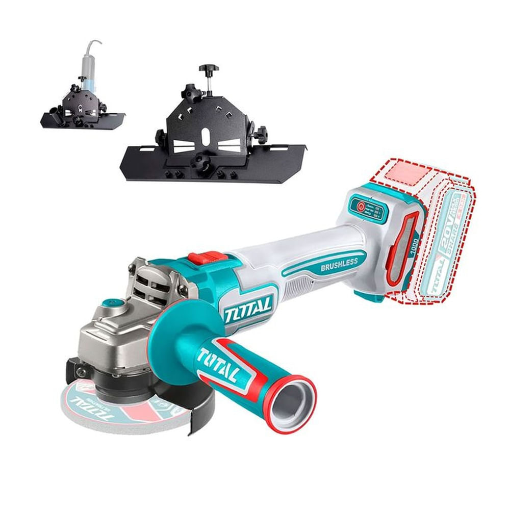 Amoladora Inalámbrica 20v Brushless 115mm +soporte Amoladora