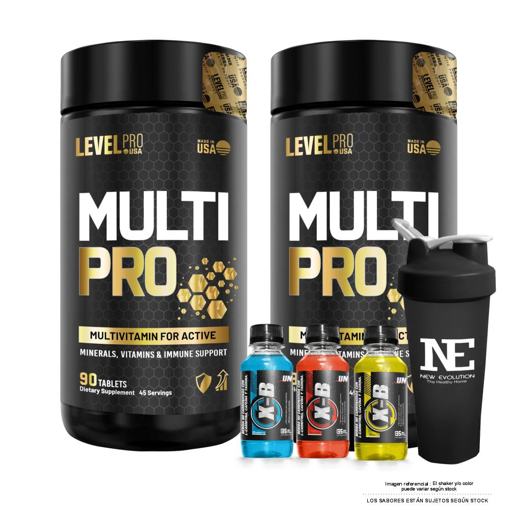 COMBO LEVEL PRO - 2 MULTI PRO 90 CAPS. + SHAKER | Oechsle - Oechsle