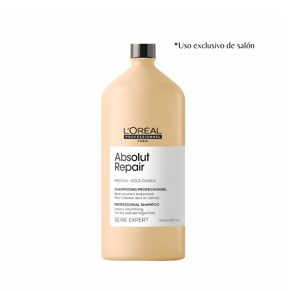LOREAL PROFESSIONNEL Absolut Repair Shampoo Reparación  Cabello Dañado 1500 ml