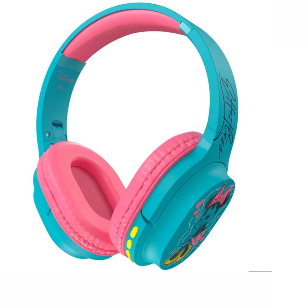 Combo Xtech Minnie Audifonos Mouse Pad y Mouse Celeste