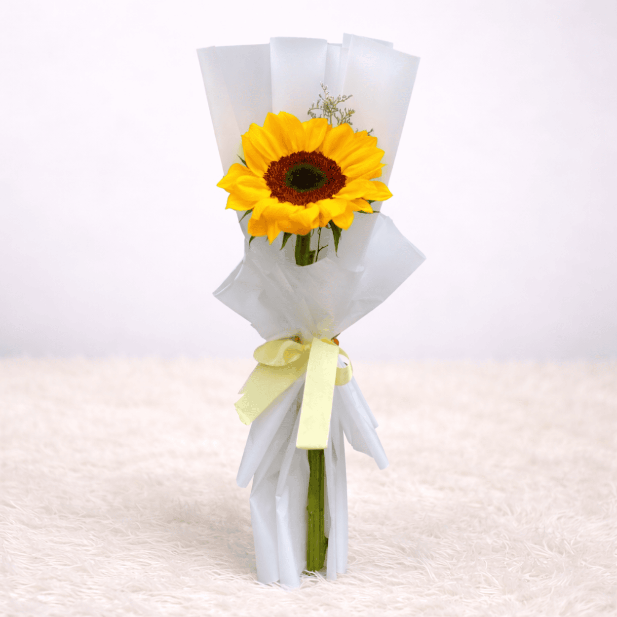 1 Girasol - Flores amarillas - Ramo de flores