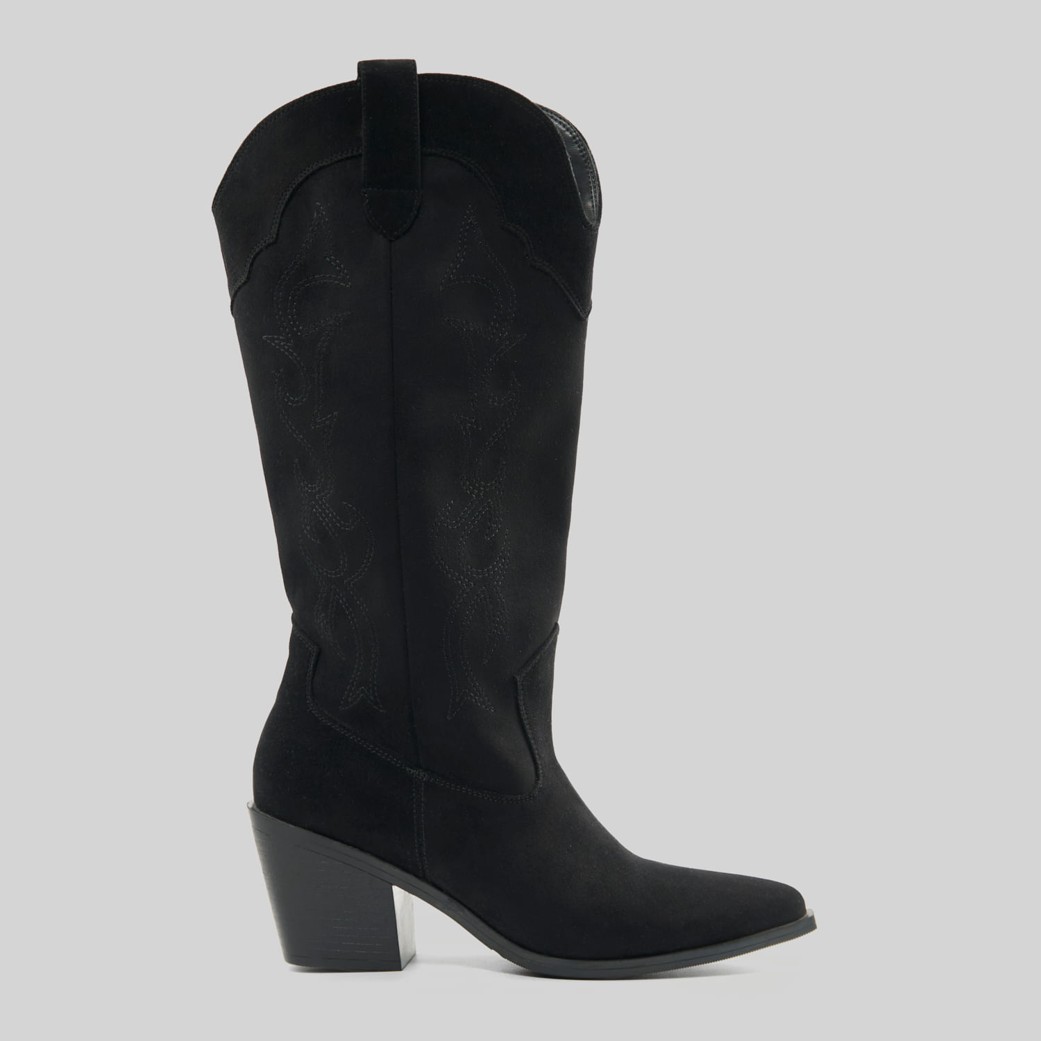 Botas Mujer Suede Malabar Negro 38