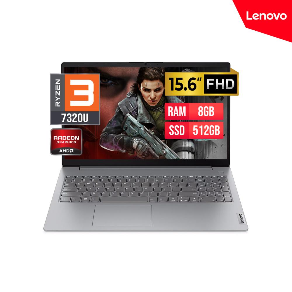 LAPTOP LENOVO V15 G4 AMN  FHD AMD Ryzen 3 7320U 4.1GHz 8GB DDR5 512GB FreDOSS