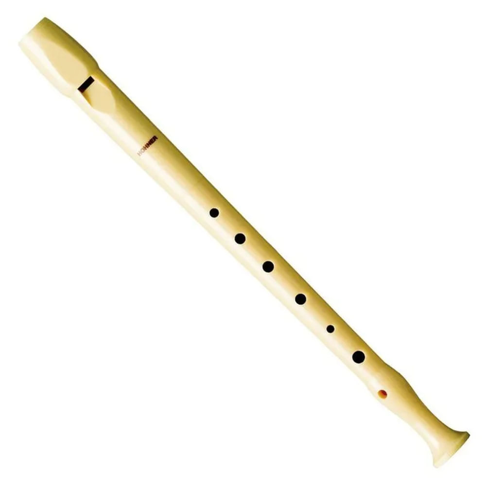Hohner - Flauta Dulce Alemana 1 sola pieza - Crema.