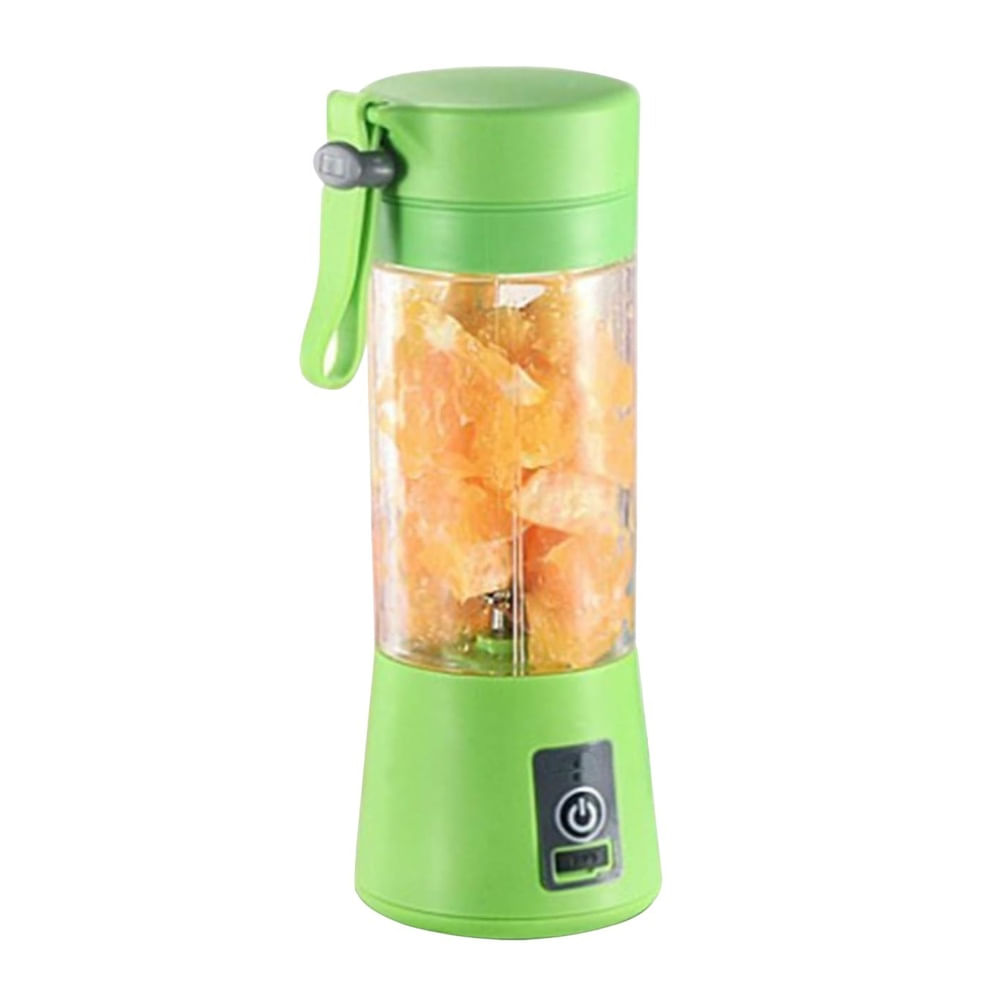 Mini Licuadora Portátil Con Usb Recargable Verde