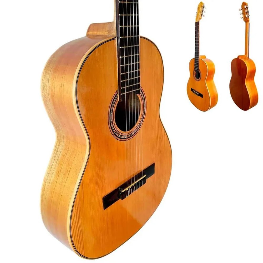 Mallku - Guitarra Nacional Clasica Cuerdas Nylon - Caramelo