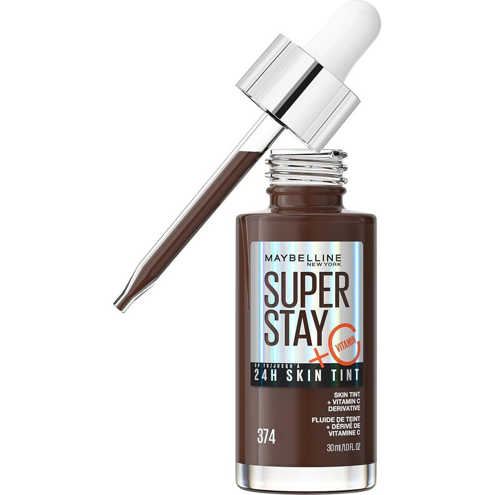 BASE LÍQUIDA SUPER STAY SKIN TINT MAYBELLINE | TONO 374