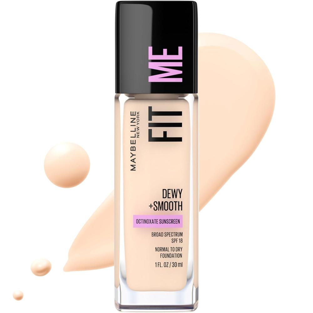 BASE LÍQUIDA FIT ME DEWY + SMOOTH MAYBELLINE | FAIR PORCELAIN