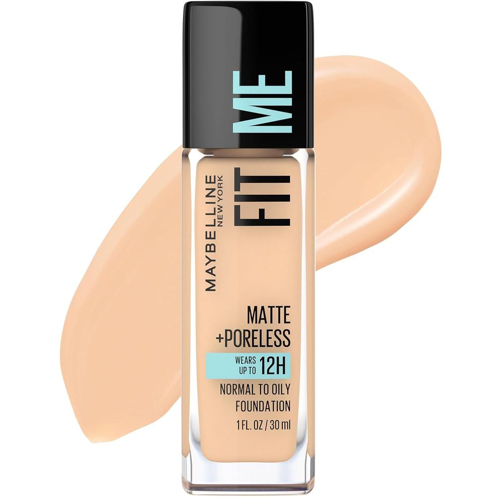 BASE DE MAQUILLAJE FIT ME MATTE + PORELESS MAYBELLINE | CLASSIC IVORY