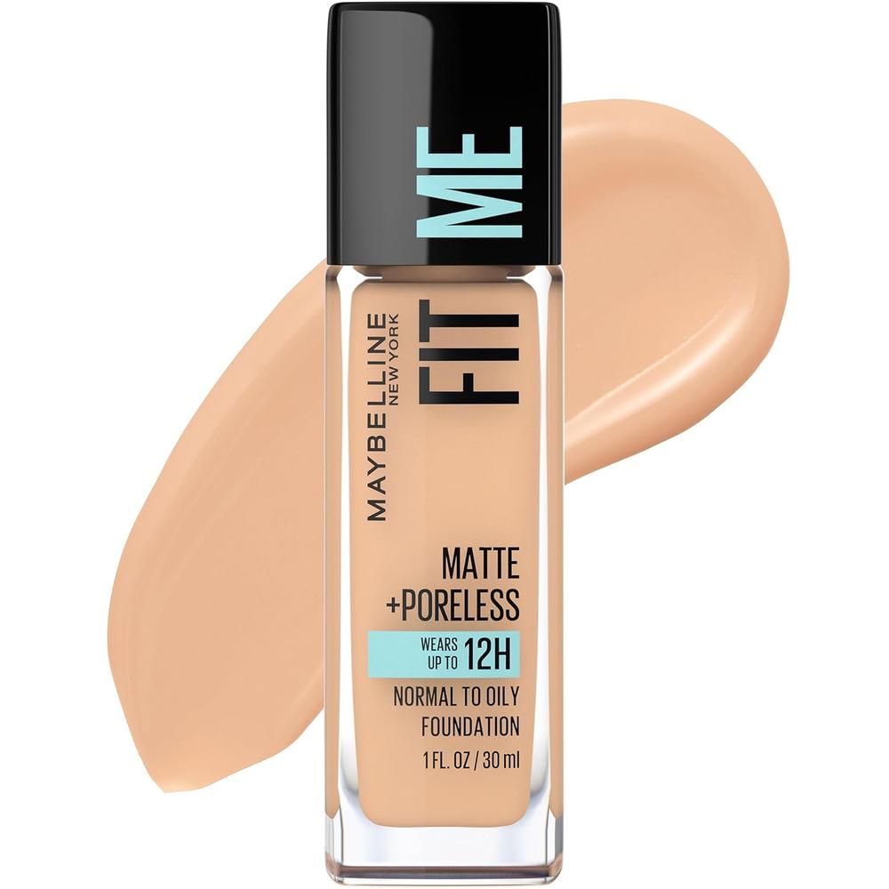 BASE DE MAQUILLAJE FIT ME MATTE + PORELESS MAYBELLINE | TRUE BEIGE