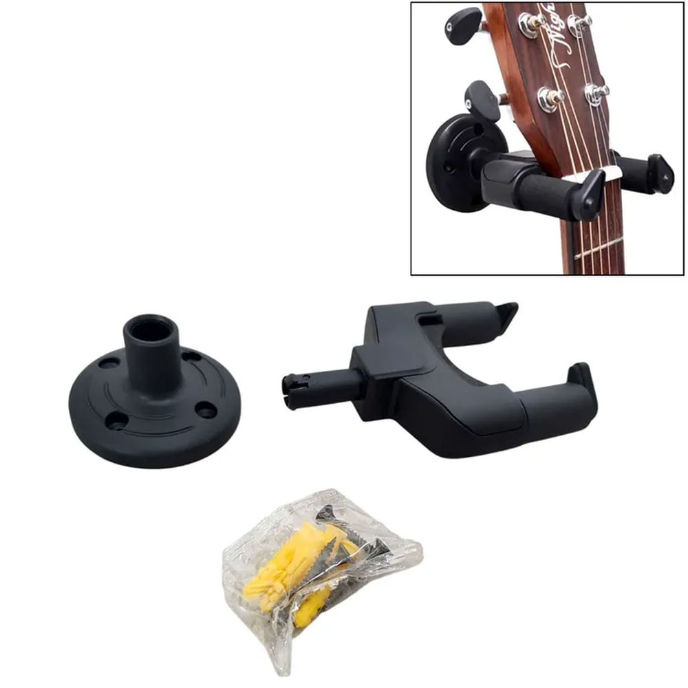 Suspensión Soporte Colgador de Pared Guitarra UKELELE y Mas
