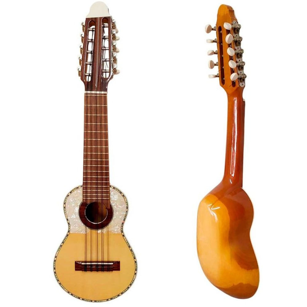 Mallku - Charango Semiprofesional De Fino Acabado + Funda