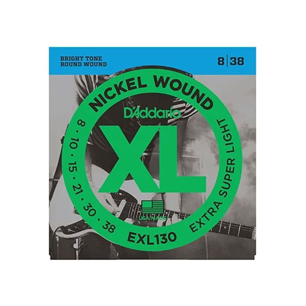D' addarío - Cuerdas Guitarra Electrica EXL 130 Calibre 8