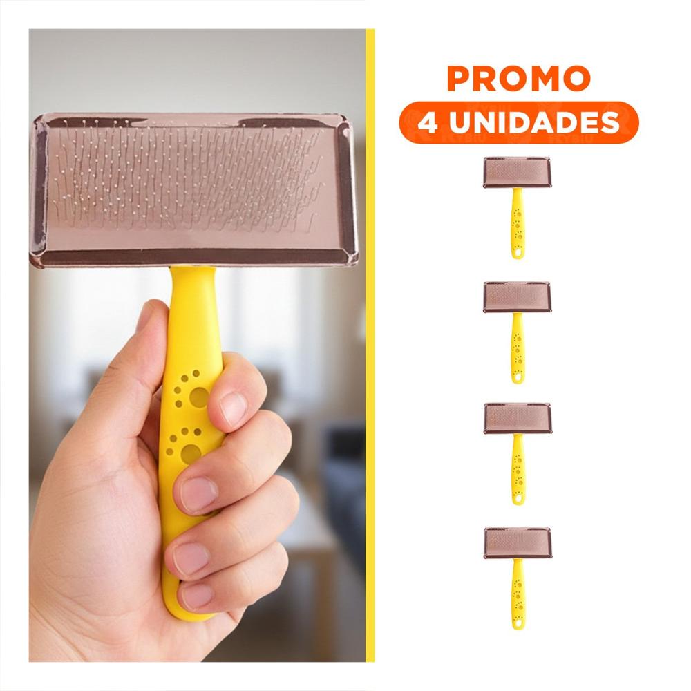 Pack4 Carda Duradera Puntas de Metal con Mango de Plastico para Mascotas Y+Regalo Sticker