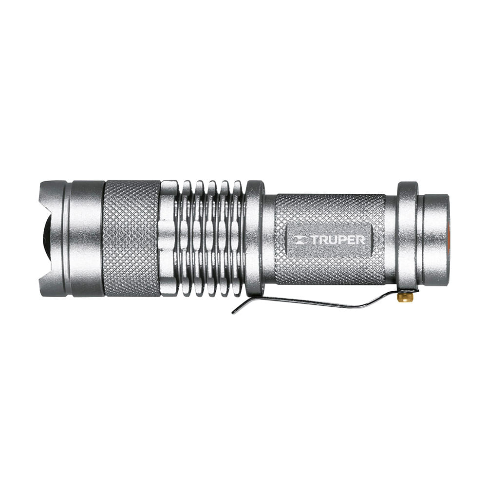 Linterna de Aluminio Truper LED 40 lm con 1 pila AA