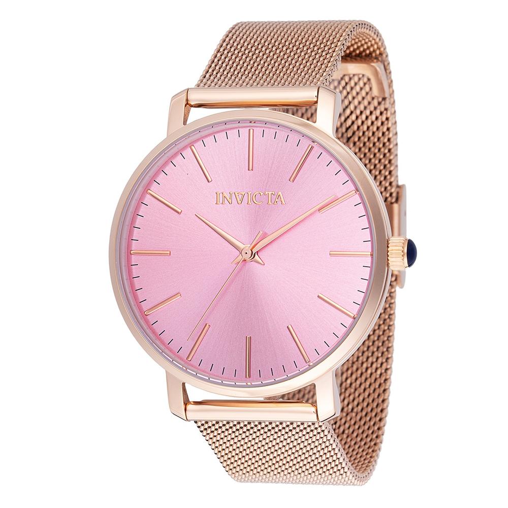Reloj unisex Invicta Angel de 38 mm oro rosa - 48846