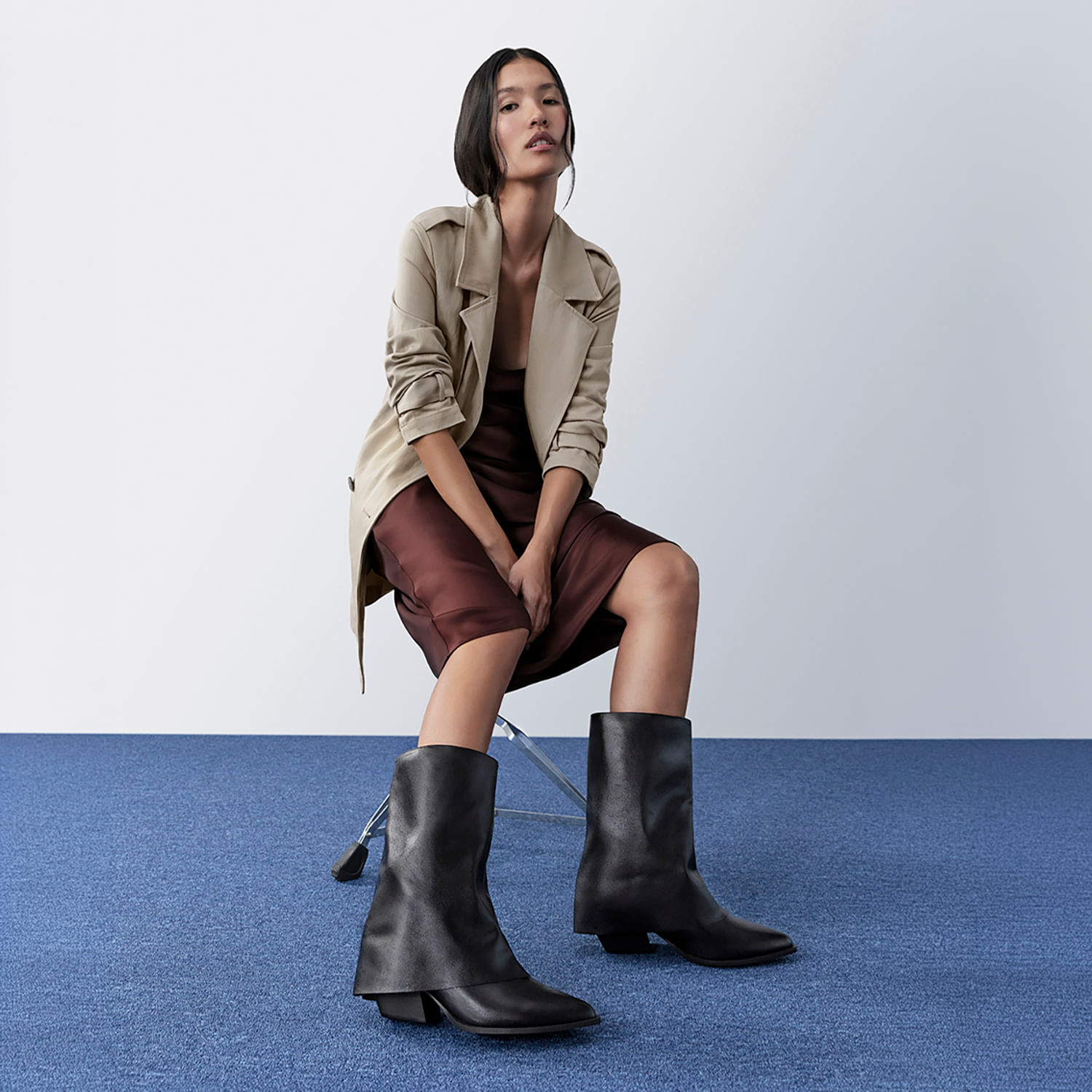 Botas Mujer Malabar Dobl Negro