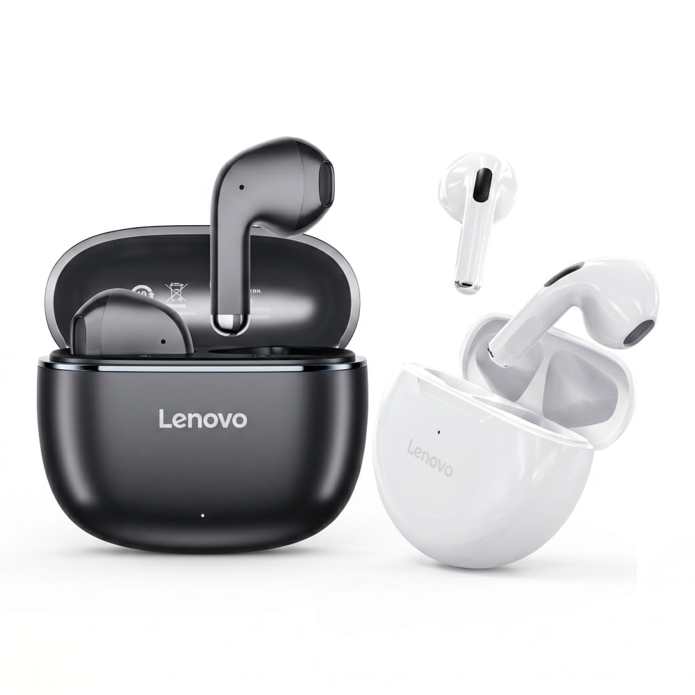 LENOVO AUDIFONO BT TA120 NEGRO - LENOVO AUDIFONO BT HT38 BLANCO