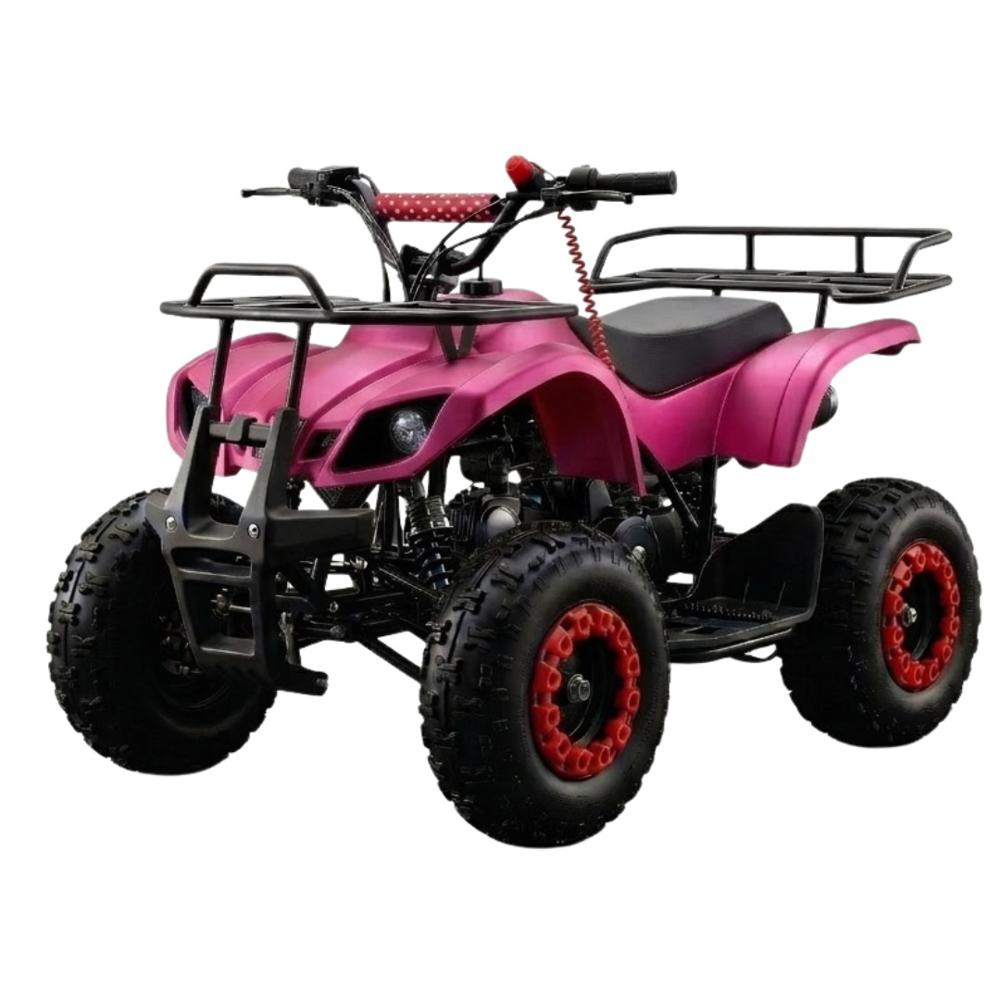 Cuatrimoto 49cc para Niños y Niñas a Gasolina Recreativo Rosado