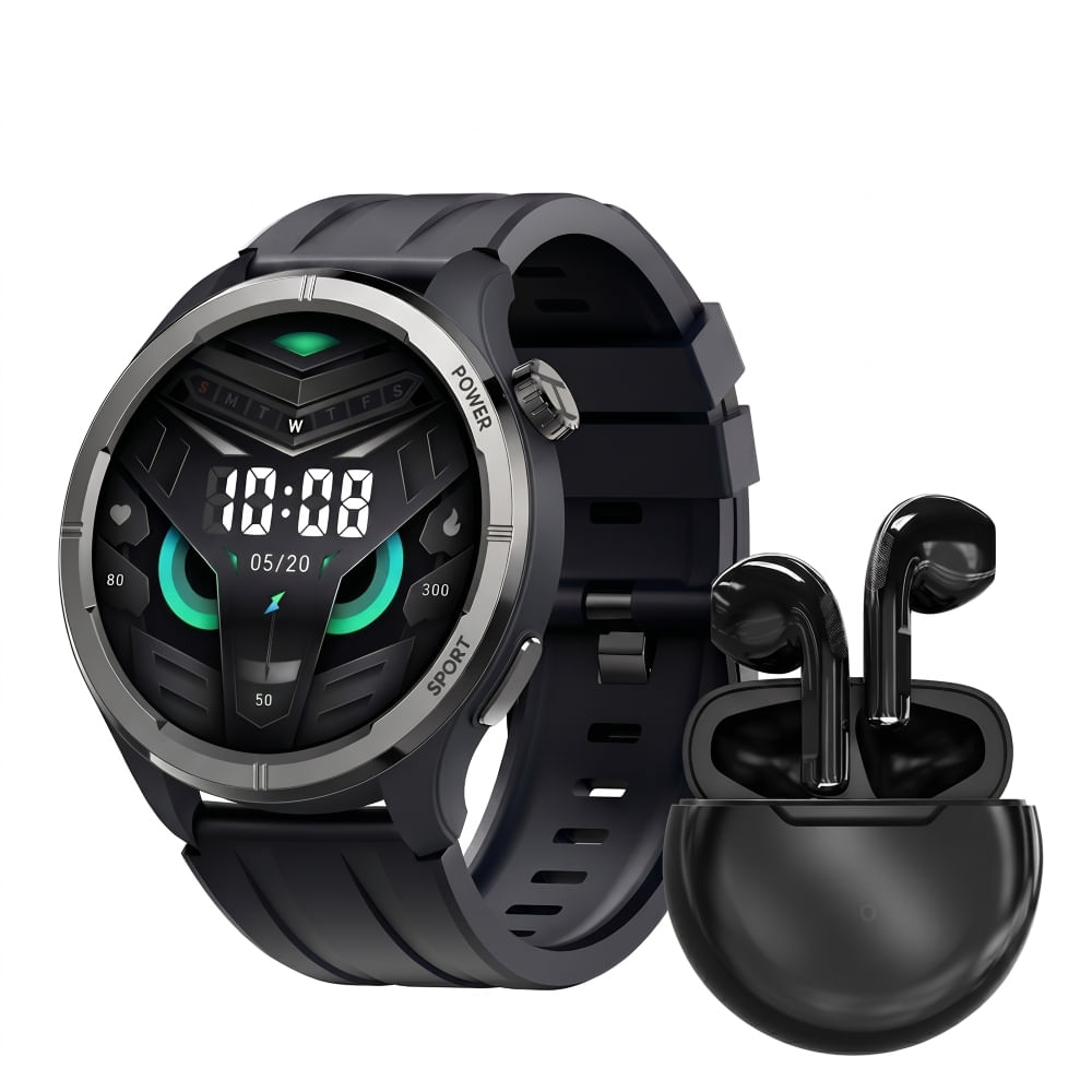 HAYLOU SMARTWATCH SOLAR NEO LS21 - LENOVO AUDIFONO BT HT38 NEGRO