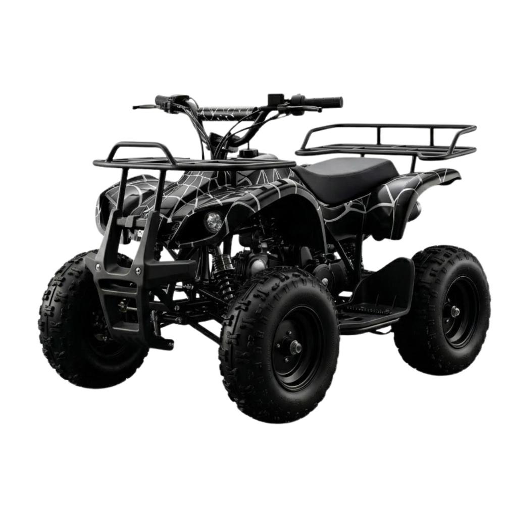 Cuatrimoto 49cc para Niños y Niñas a Gasolina Recreativo  Diseño SpiderMan Negro