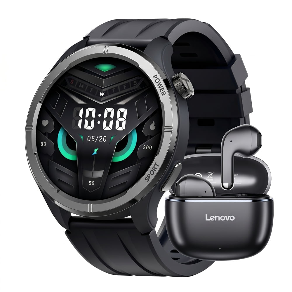 HAYLOU SMARTWATCH  SOLAR NEO LS21 Negro  - LENOVO AUDIFONO BT TA120 NEGRO