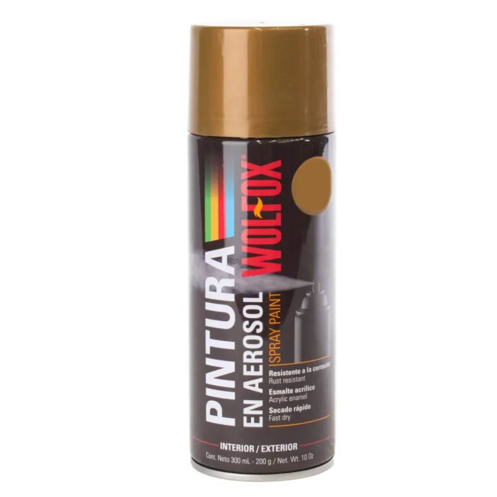 Pintura Aerosol Café Madera 300ml Wolfox Wf0691