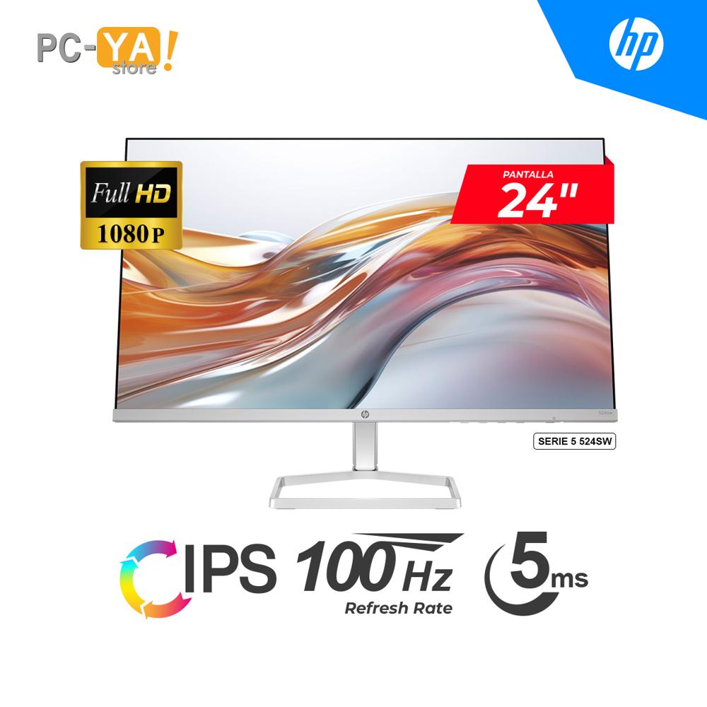 MONITOR HP SERIE 5 524SW 24' IPS FHD 1920 x 1080 HDMI VGA 5MS 100HZ BLANCO