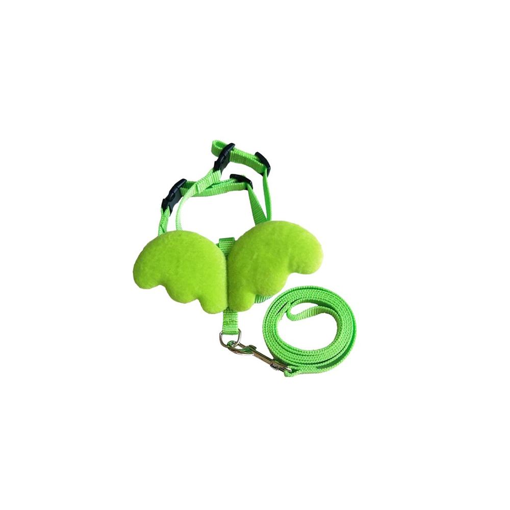 Chaleco Ajustable Pet con Alitas Pequenas Verde Comodo y Seguro Y+Papel Regalo