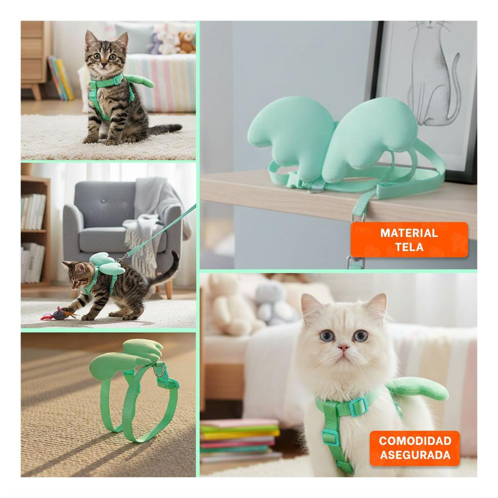 Protector Regulable Pet con Alitas Pequenas Turquesa para Mascotas Pequenas Y+Post It