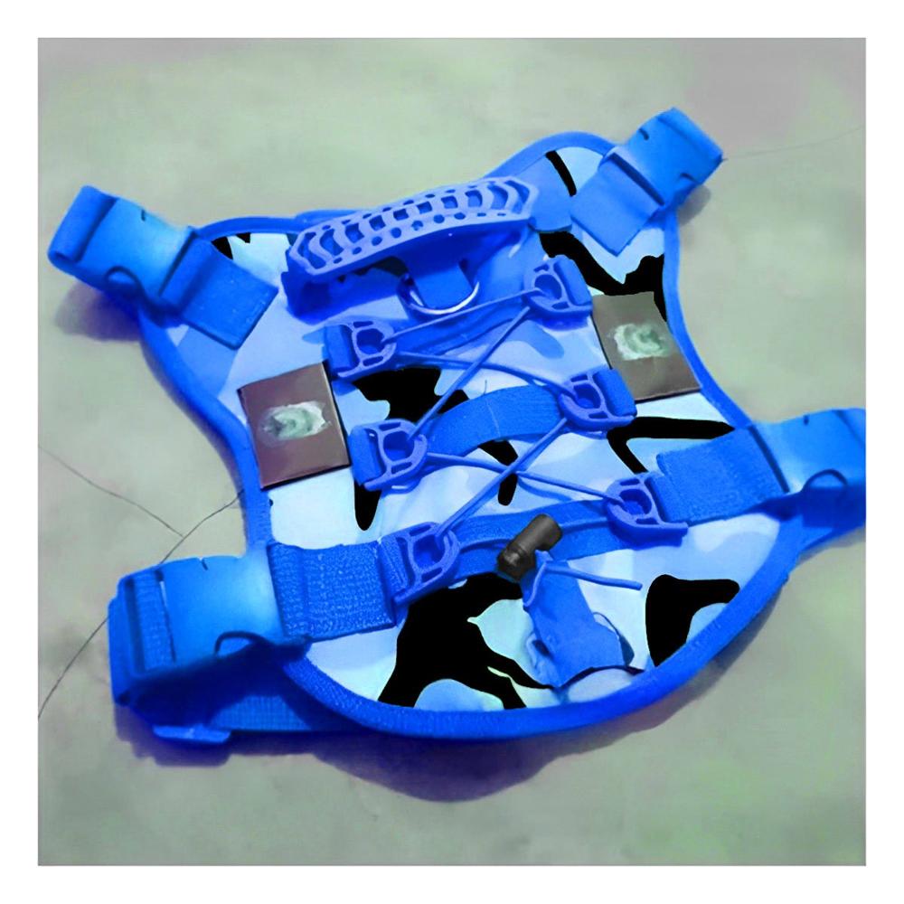 Arnes Resistente Para Perro Azul Con Sujecion Segura Y Material Ligero Y+Ligas Regalo