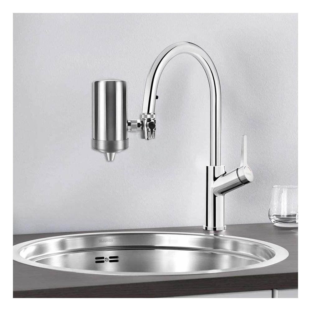 Dispositivo Compacto de Agua Filtrada en Acero Plateado Y+Ligas Regalo