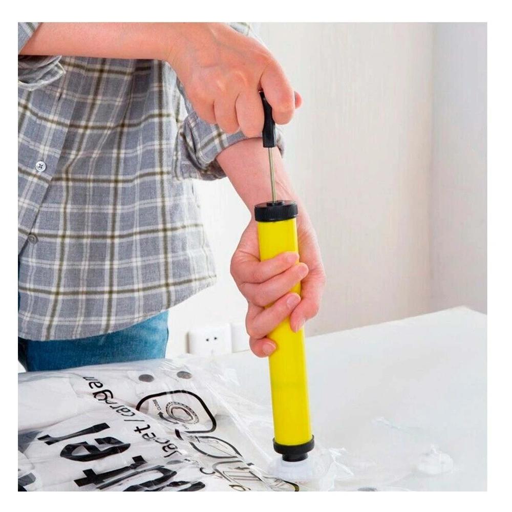 Compresor Manual para Extraer Aire de Bolsas al Vacio Y+Regalo Sticker