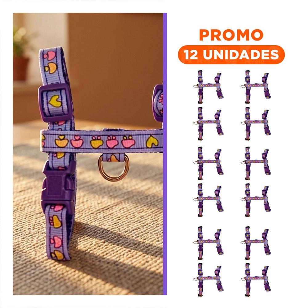 Pack12 Correa Ajustable para Conejo y Gato Delgado Lila Y+Regalo Sticker