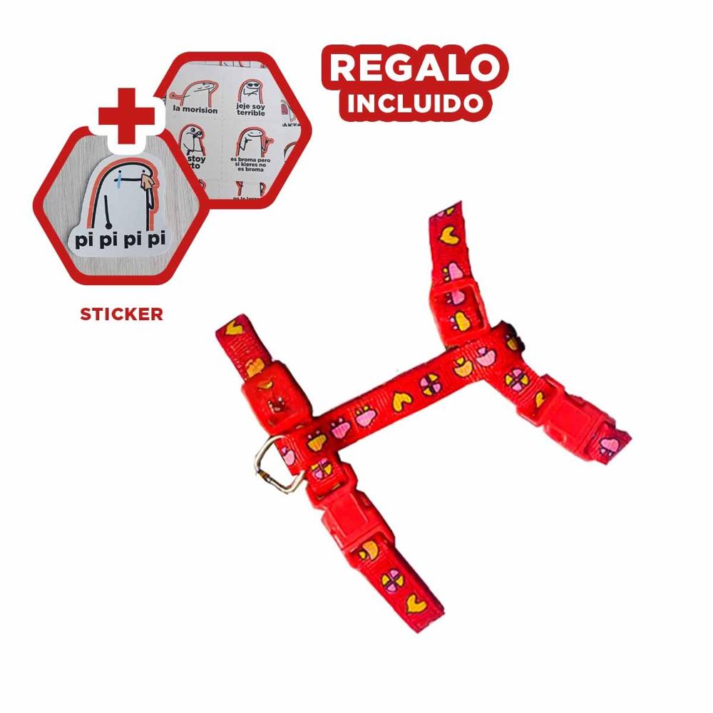 Chaleco Ligero para Conejo y Gato Delgado Color Rojo Y+Regalo Sticker