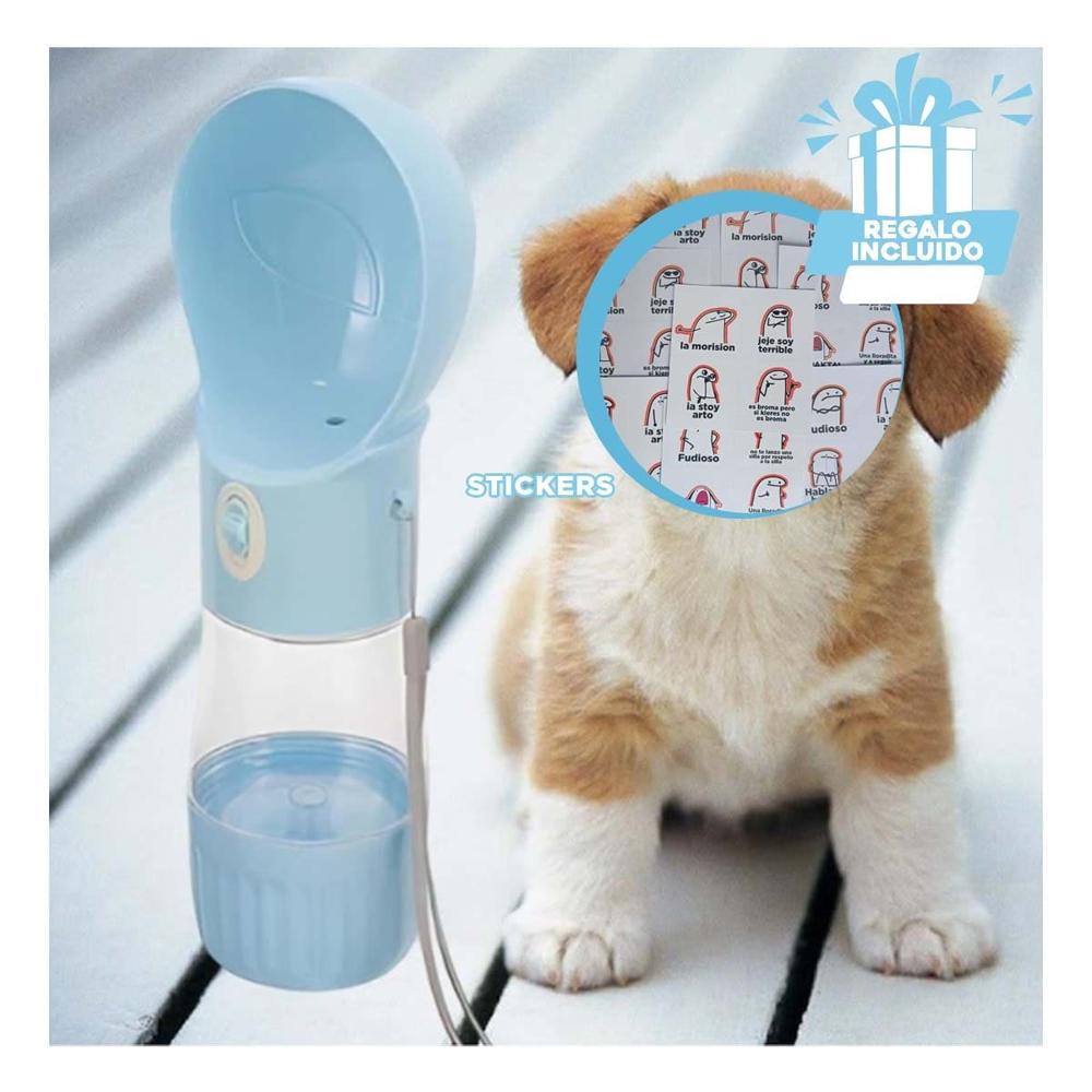 Contenedor Compacto Tipo Ovni Celeste para Hogar Y+Regalo Sticker