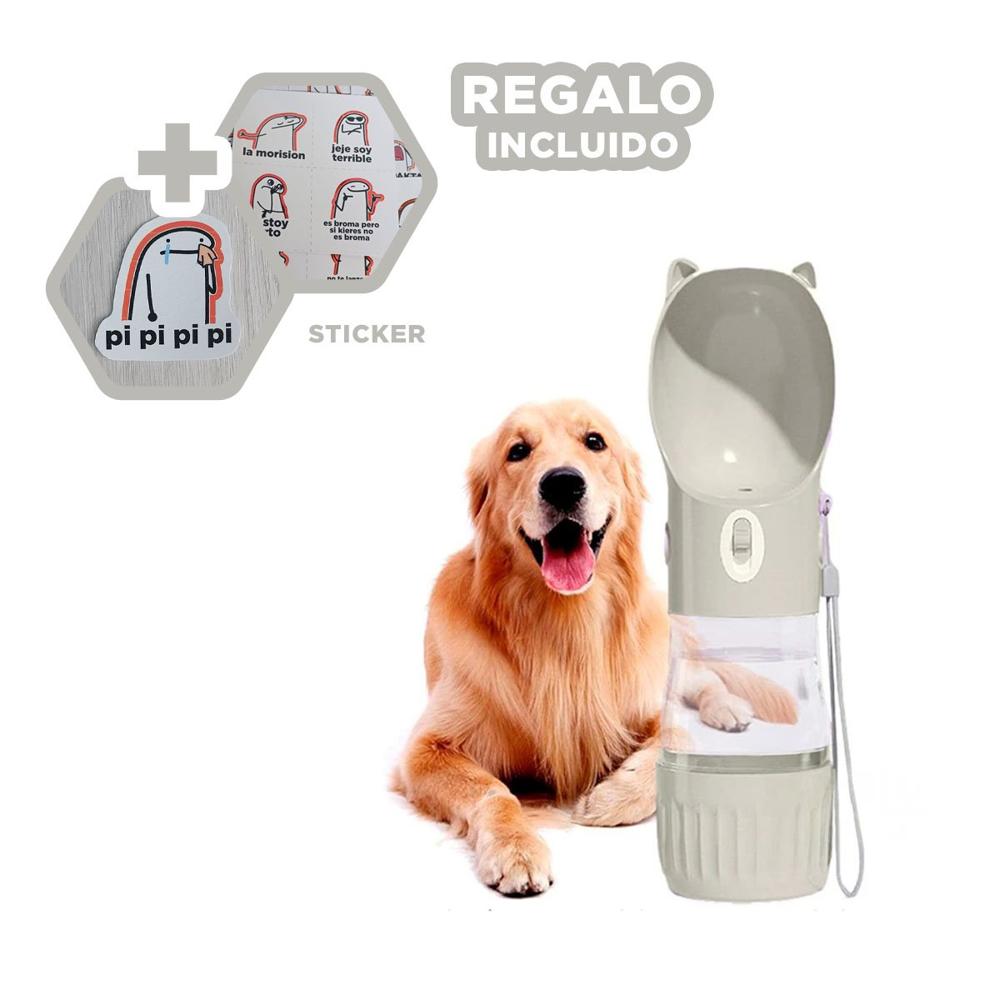 Frasco Funcional Gato Plomo para Uso Escolar Y+Regalo Sticker