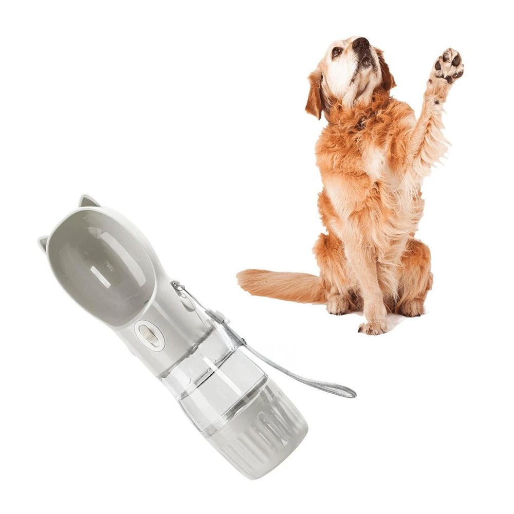 Frasco Practico Gato Plomo con Tapa Segura Y+Papel Regalo