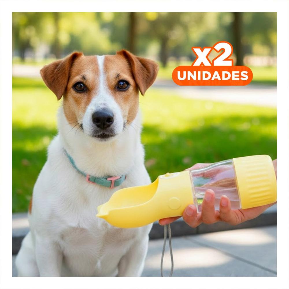 Pack2 Envase Funcional Gato Amarillo Resistente y Liviano Y+Regalo Sticker